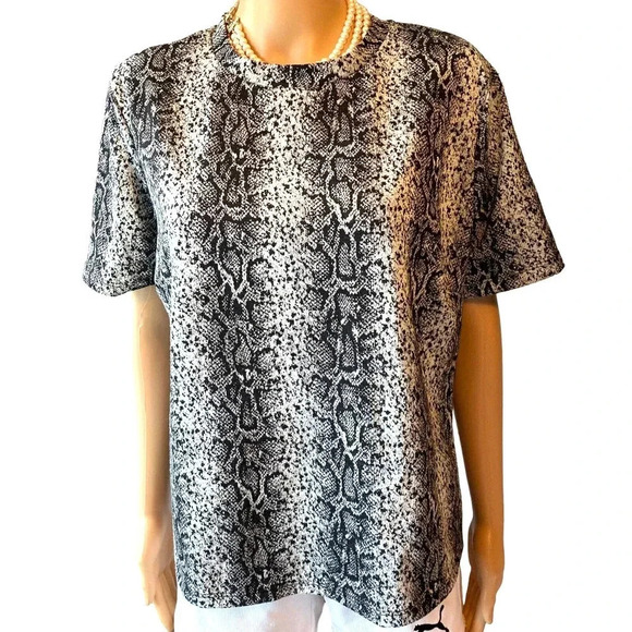 Haute Monde Snake Print Summer Shirt Women plus size 2X. - Picture 1 of 4